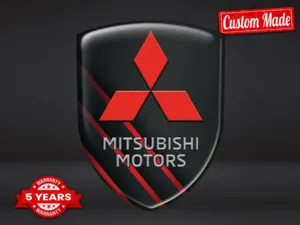 Mitsubishi Badge Auto Personalizzati Max Chic Pro Design